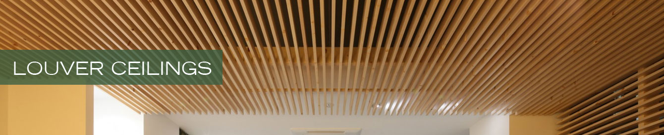 Louver ceilings