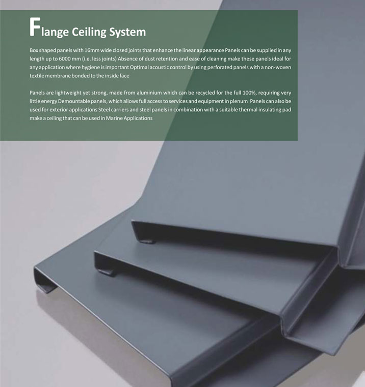Flange Ceiling System