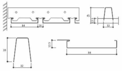 Flange ceiling installation