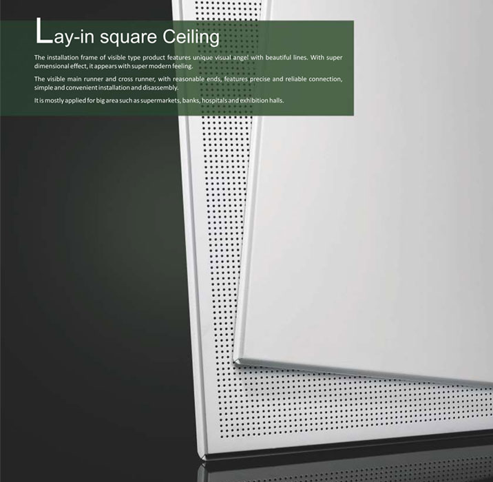 Lay In Square Ceiling